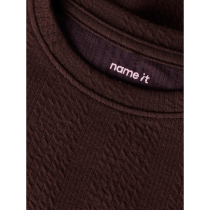 NAME IT Kjole Nole Chocolate Plum